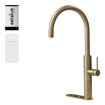 Selsiuz Motif 5-in-1 Gold single boiler - Titanium