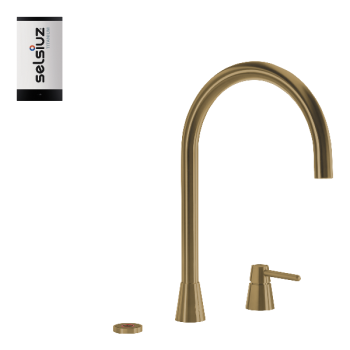 Selsiuz Osiris Cone Counter 3-in-1 Gold single boiler - Titanium