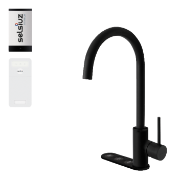 Selsiuz Unlimited 5-in-1 Rond Sturdy Black single boiler - Titanium