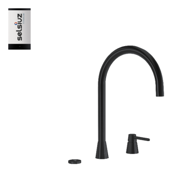 Selsiuz Osiris Cone Counter 3-in-1 Sturdy Black single boiler - Titanium
